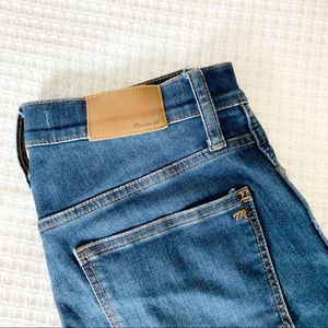 Madewell dark wash skinny jeans
